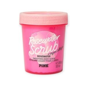 VS PINK Rosewater Body Scrub Limited Edition Sugar Crystal Body Wash 10 Oz NEW
